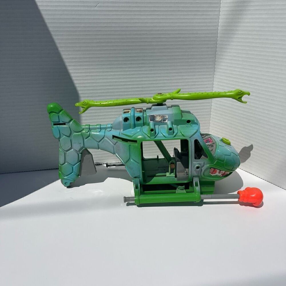 Vintage Teenage Mutant Ninja Turtles TMNT  Helicopter INCOMPLETE